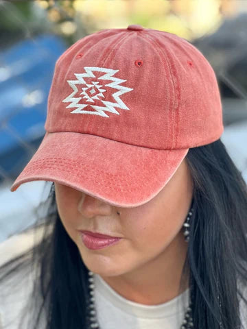 Centerville Clay Aztec Embroidered Cap