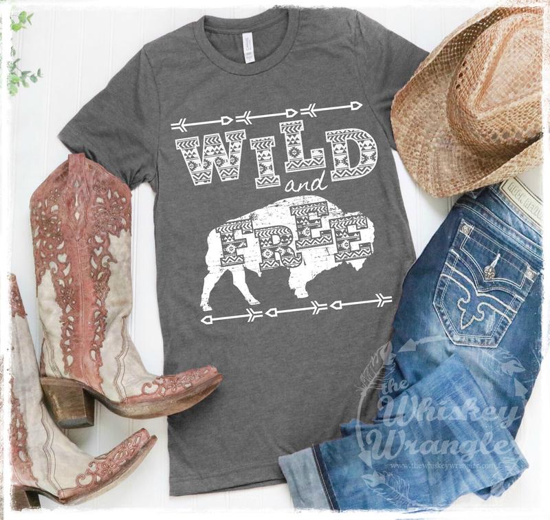 Addie Aztec Wild and Free Tee