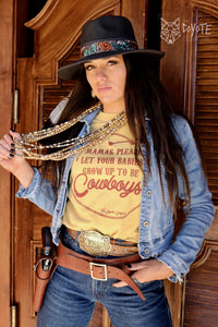 Isabella Let Your Babies Be Cowboys Tee