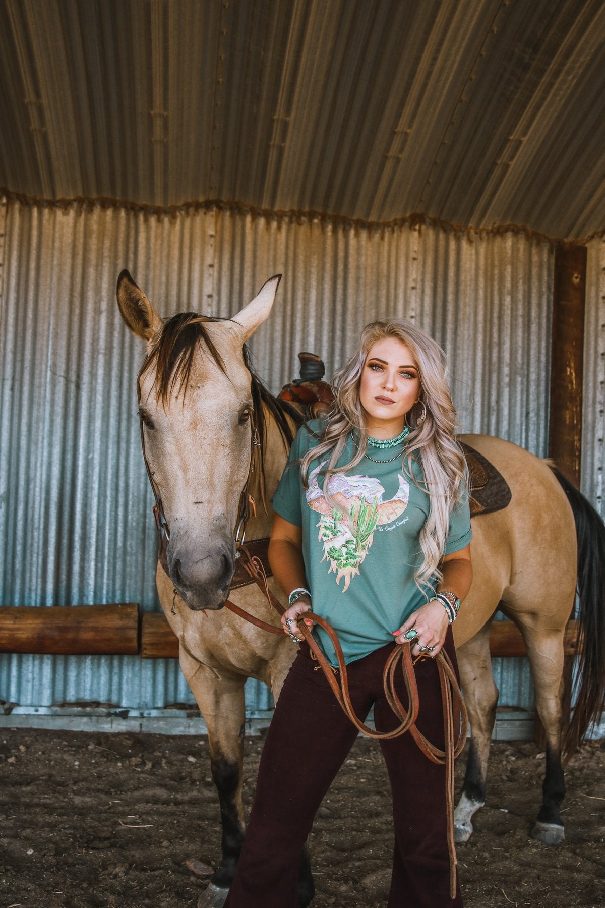 Lillian Desert Buffalo Tee