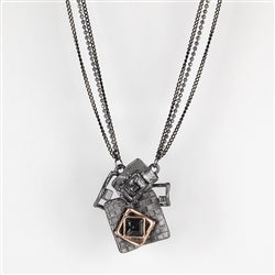 Wentworth Modern Square Art Necklace